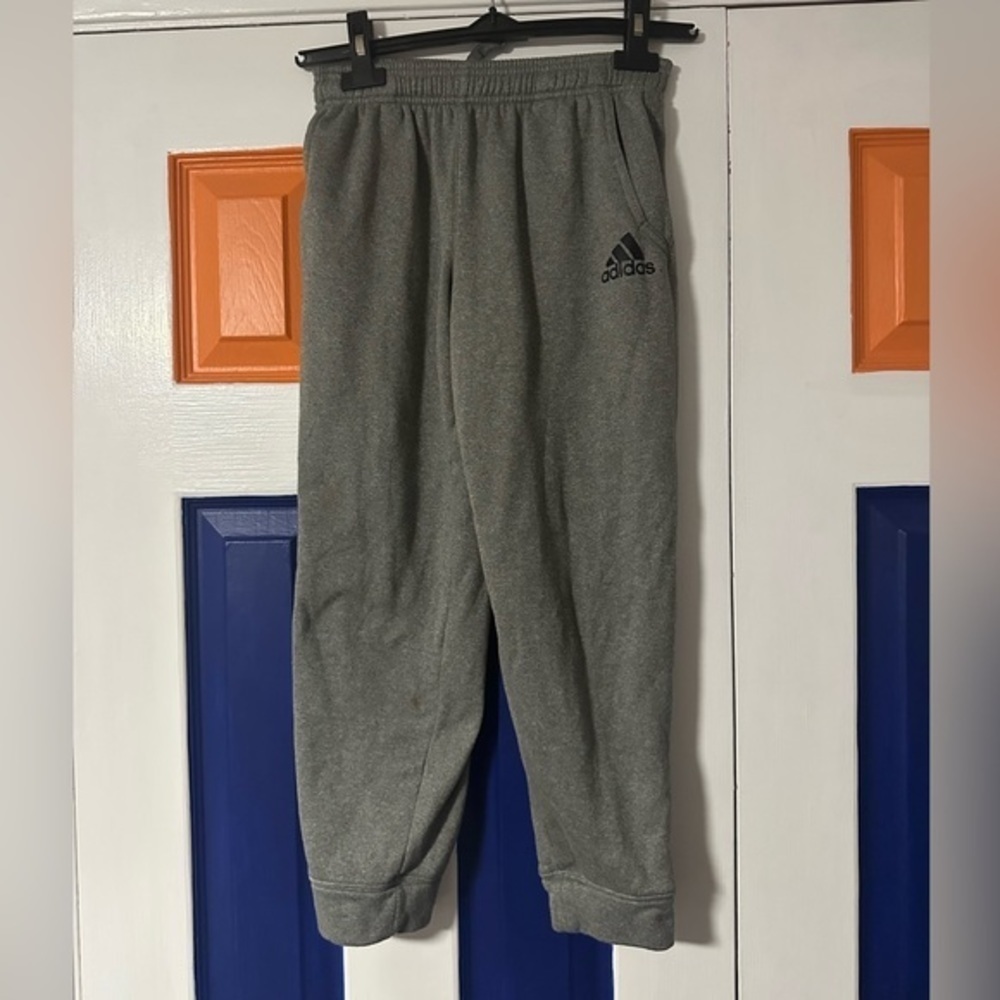 Adidas Grey joggers -youth